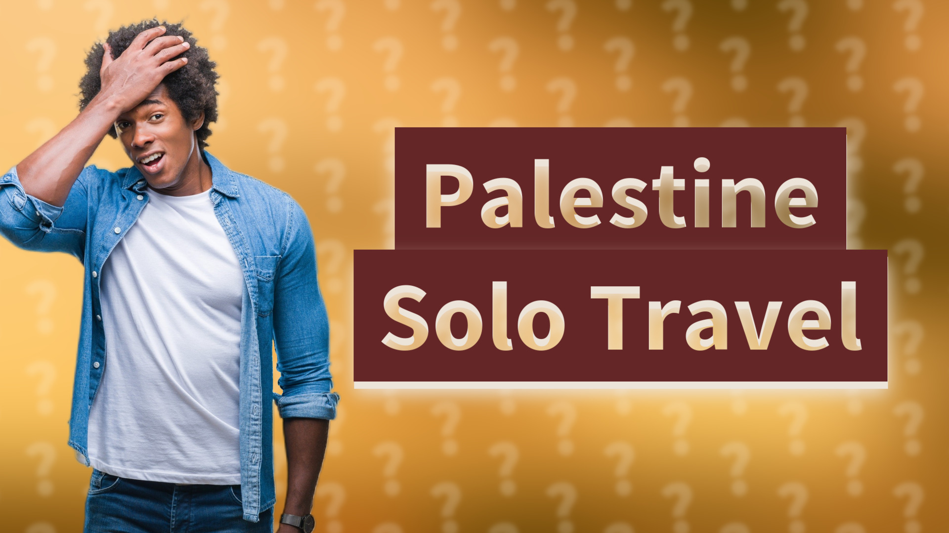 Palestine Solo Travel