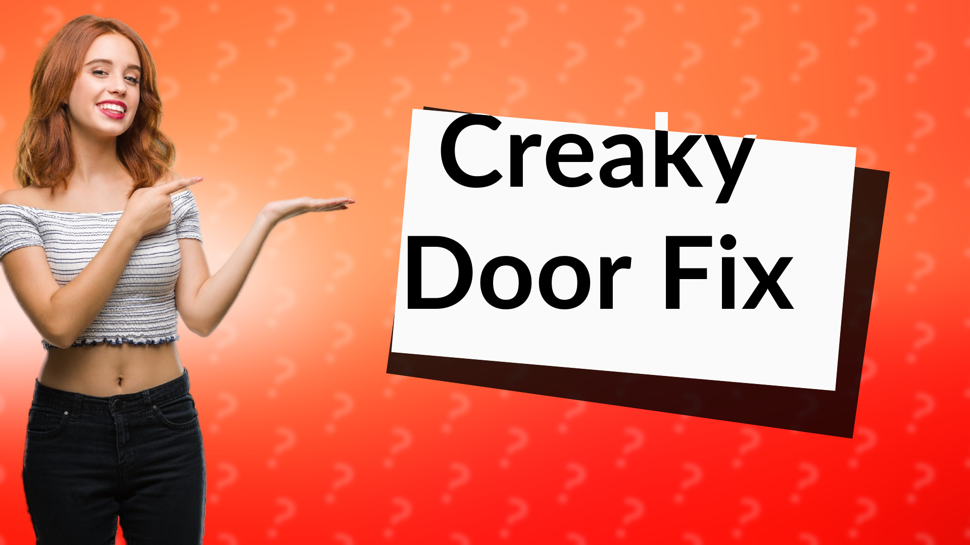 Creaky Door Fix