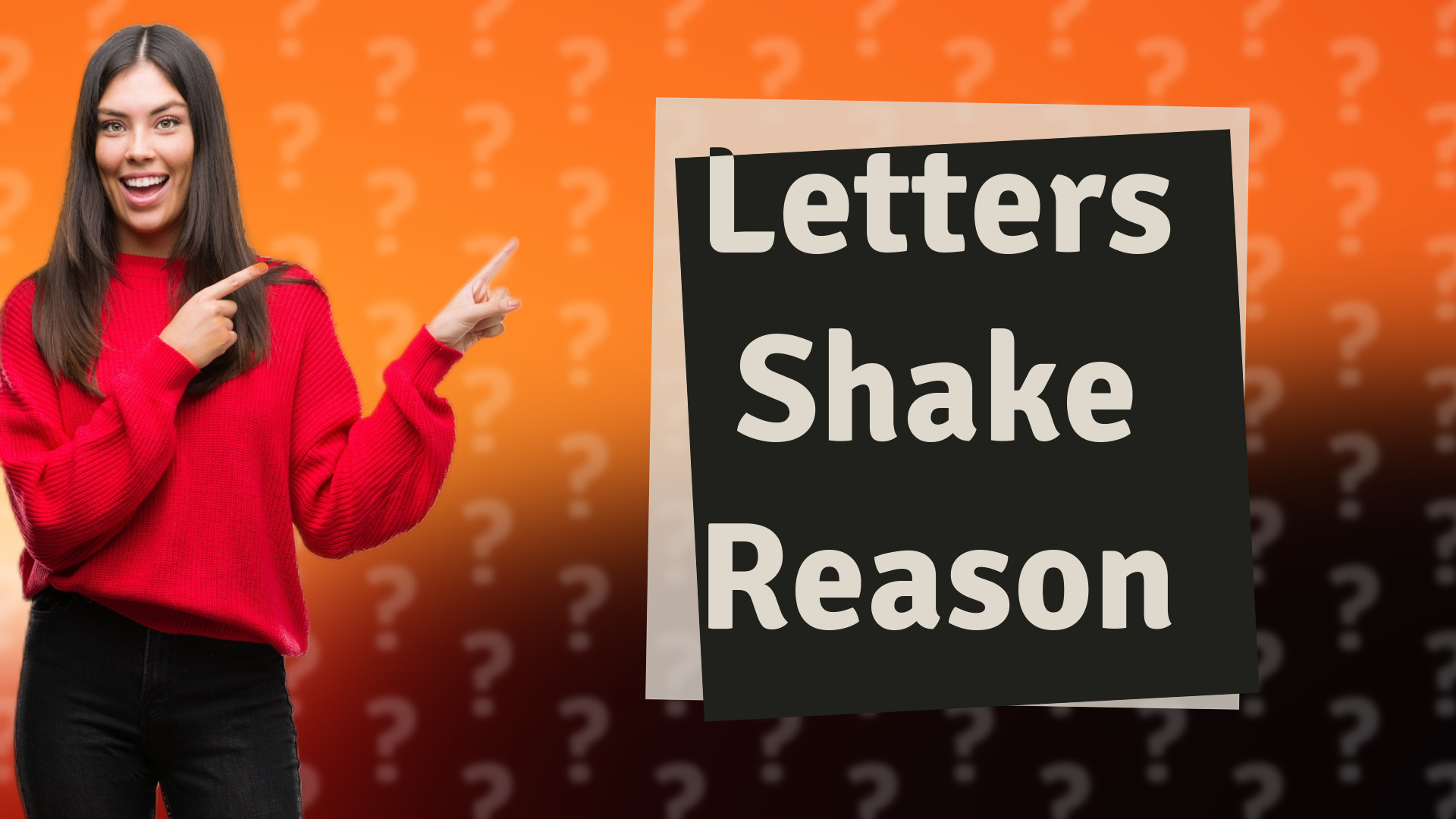 Letters Shake Reason