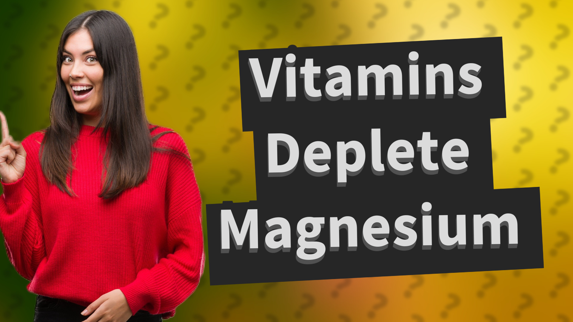 Vitamins Deplete Magnesium