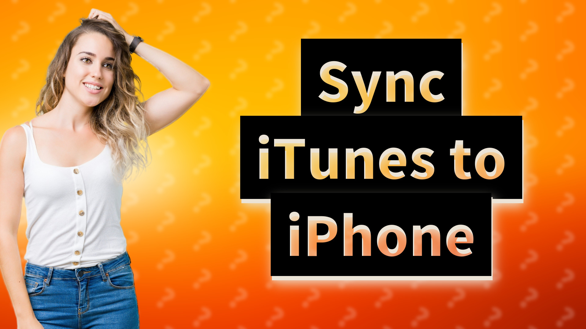 Sync iTunes to iPhone