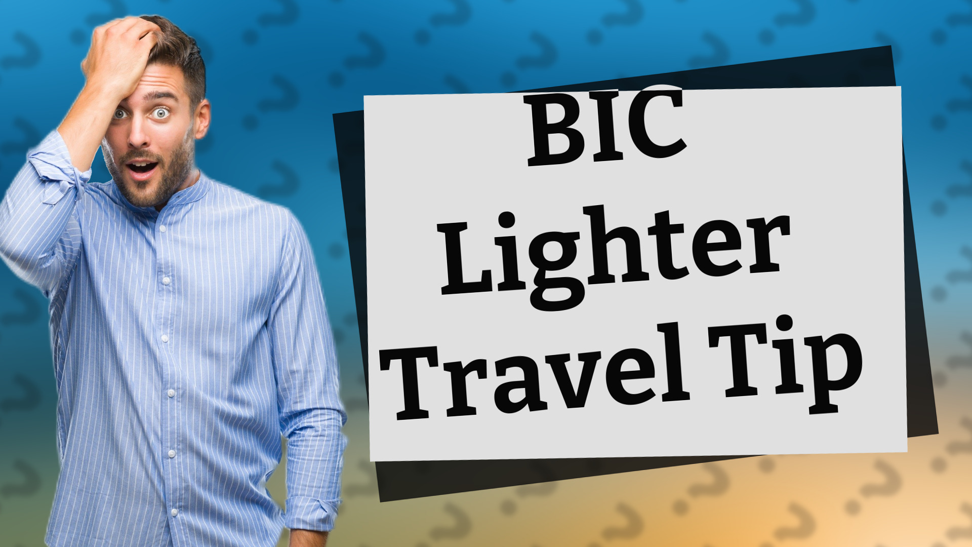 BIC Lighter Travel Tip