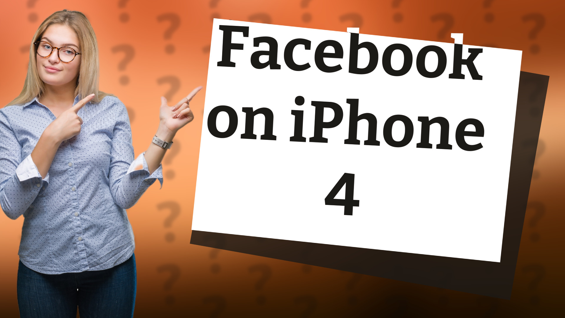 Facebook on iPhone 4