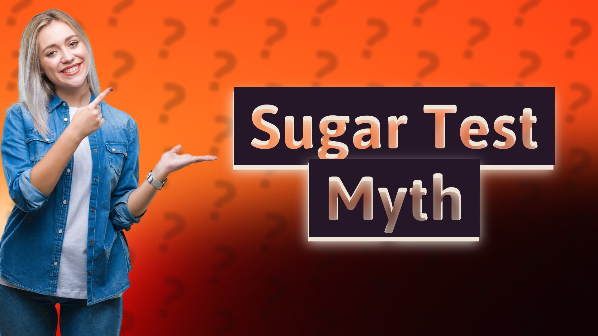 Sugar Test Myth