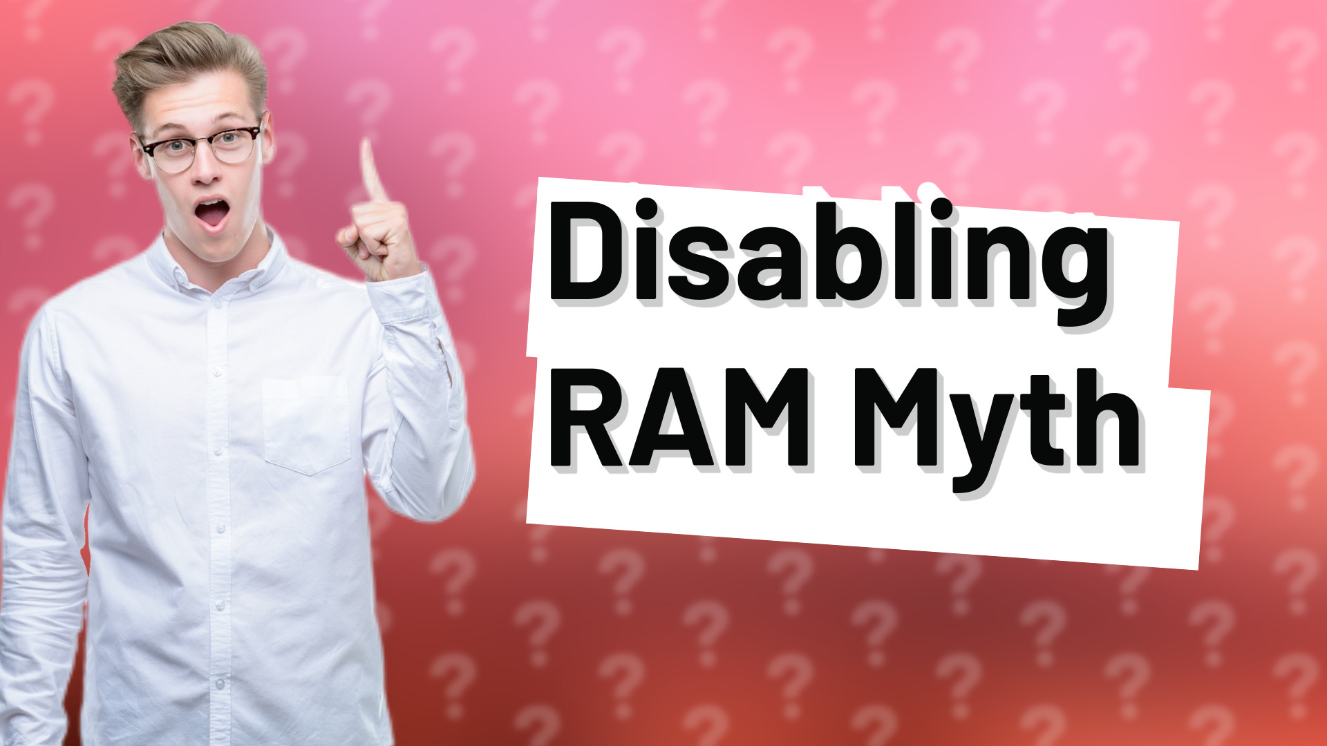 Disabling RAM Myth