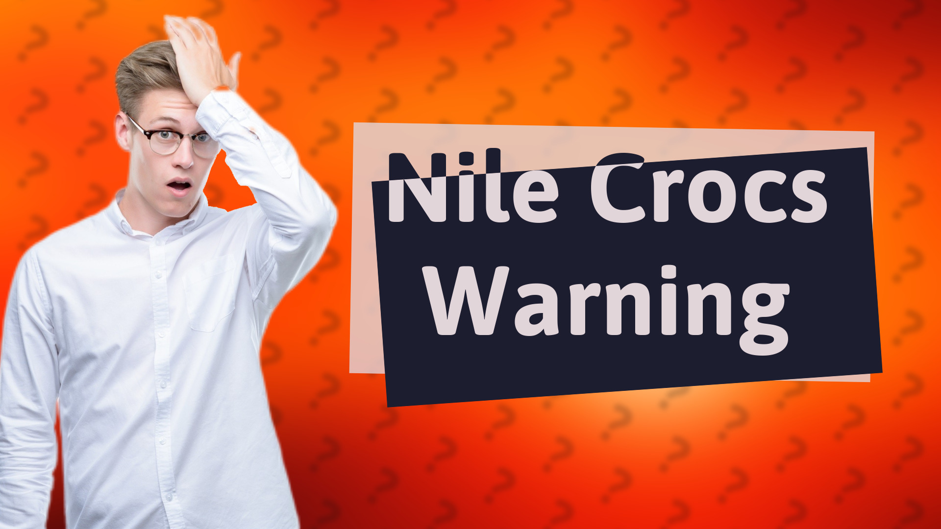 Nile Crocs Warning