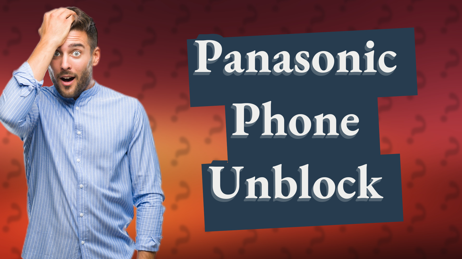 Panasonic Phone Unblock