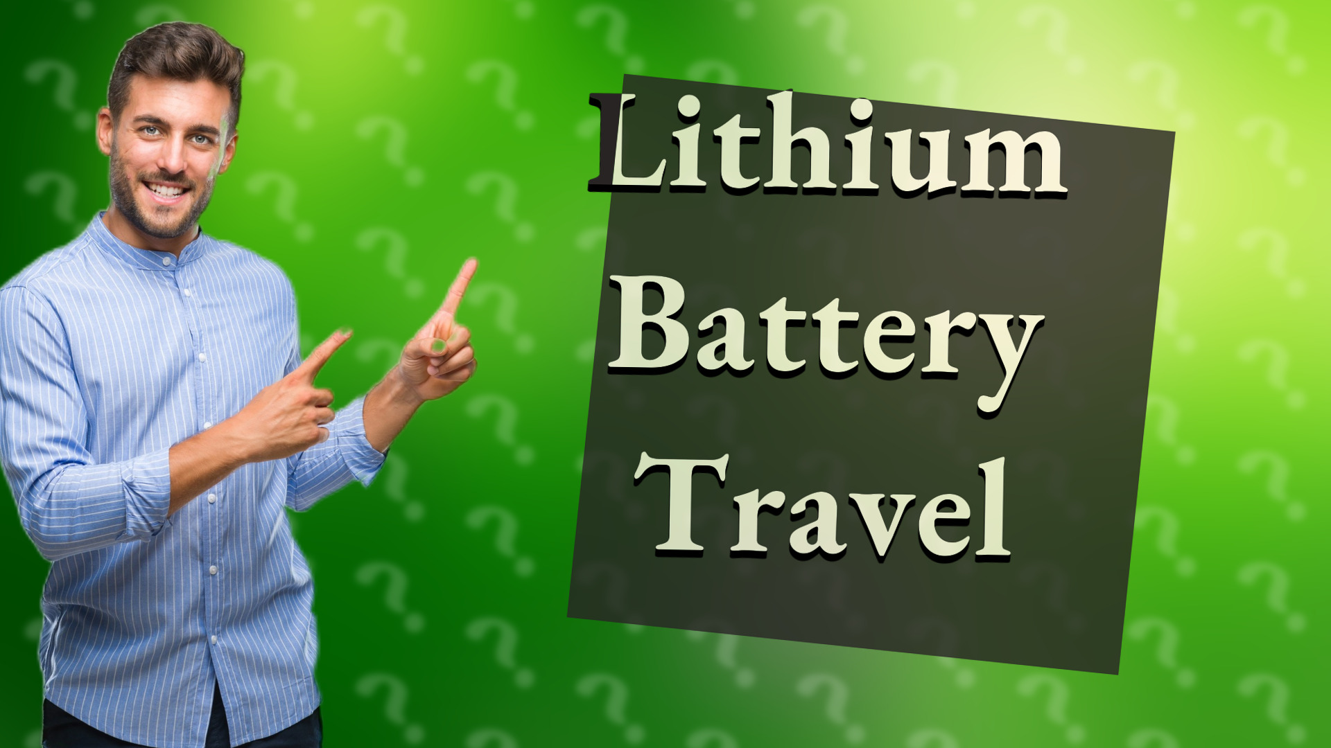 Lithium Battery Travel