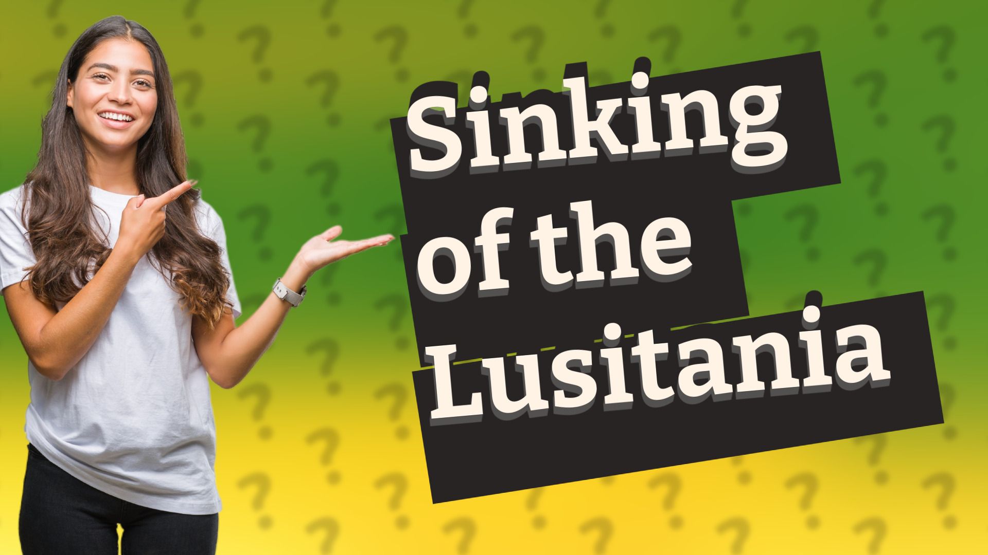 Sinking of the Lusitania