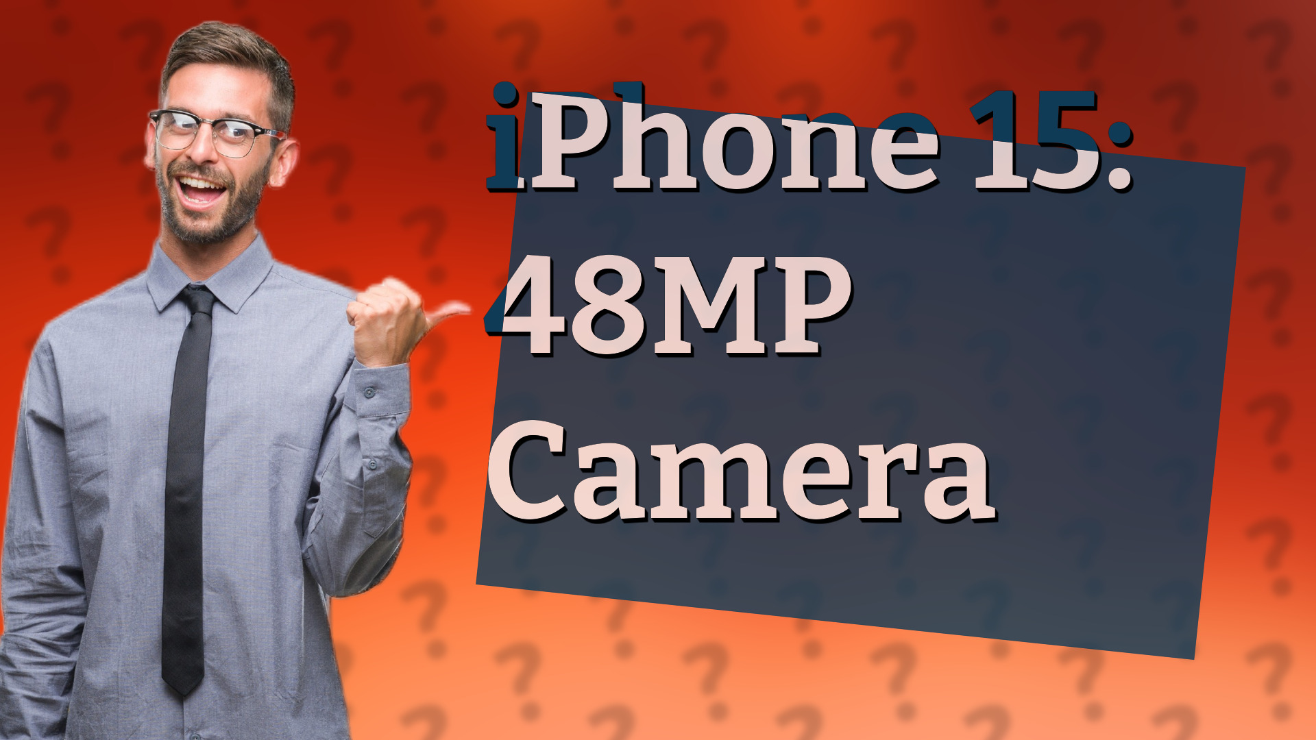 iPhone 15: 48MP Camera