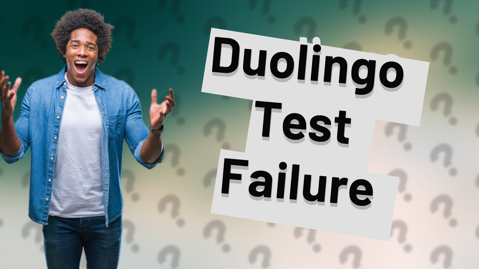 Duolingo Test Failure