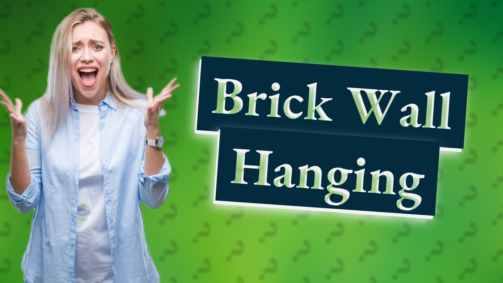 Brick Wall Hanging