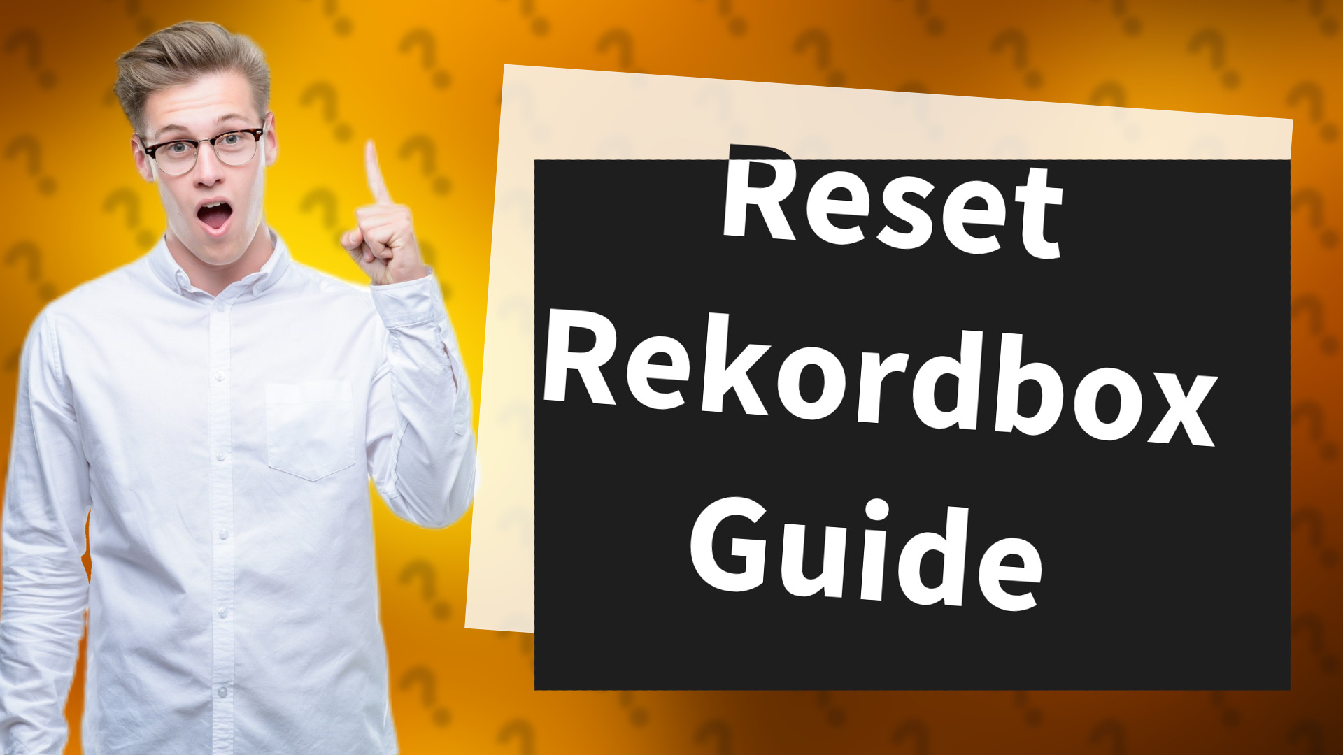 Reset Rekordbox Guide