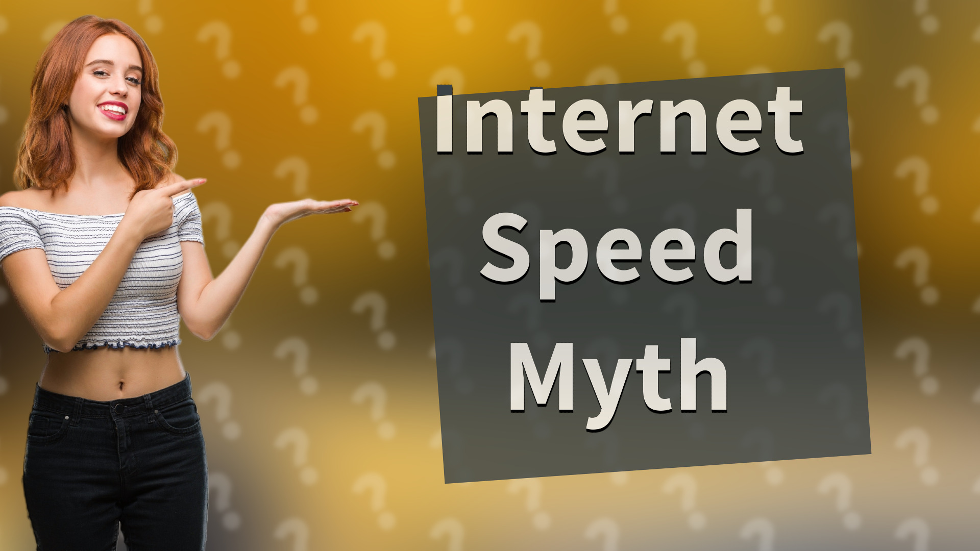 Internet Speed Myth