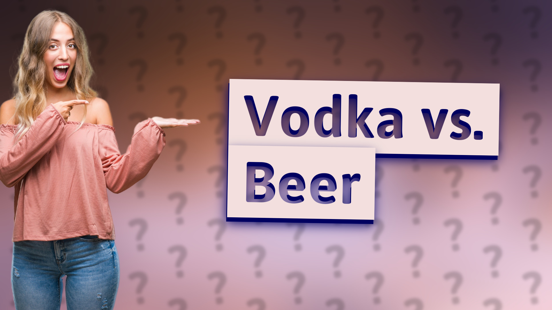 Vodka vs. Beer