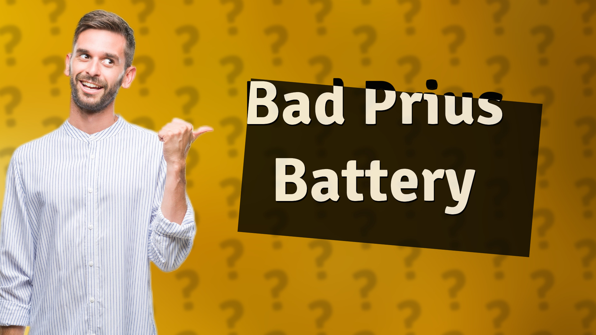 Bad Prius Battery