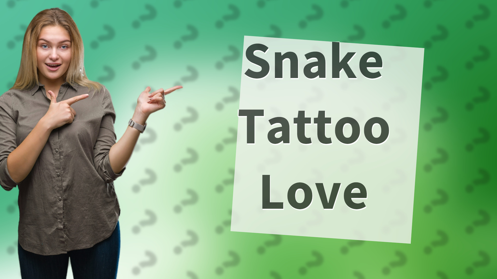 Snake Tattoo Love