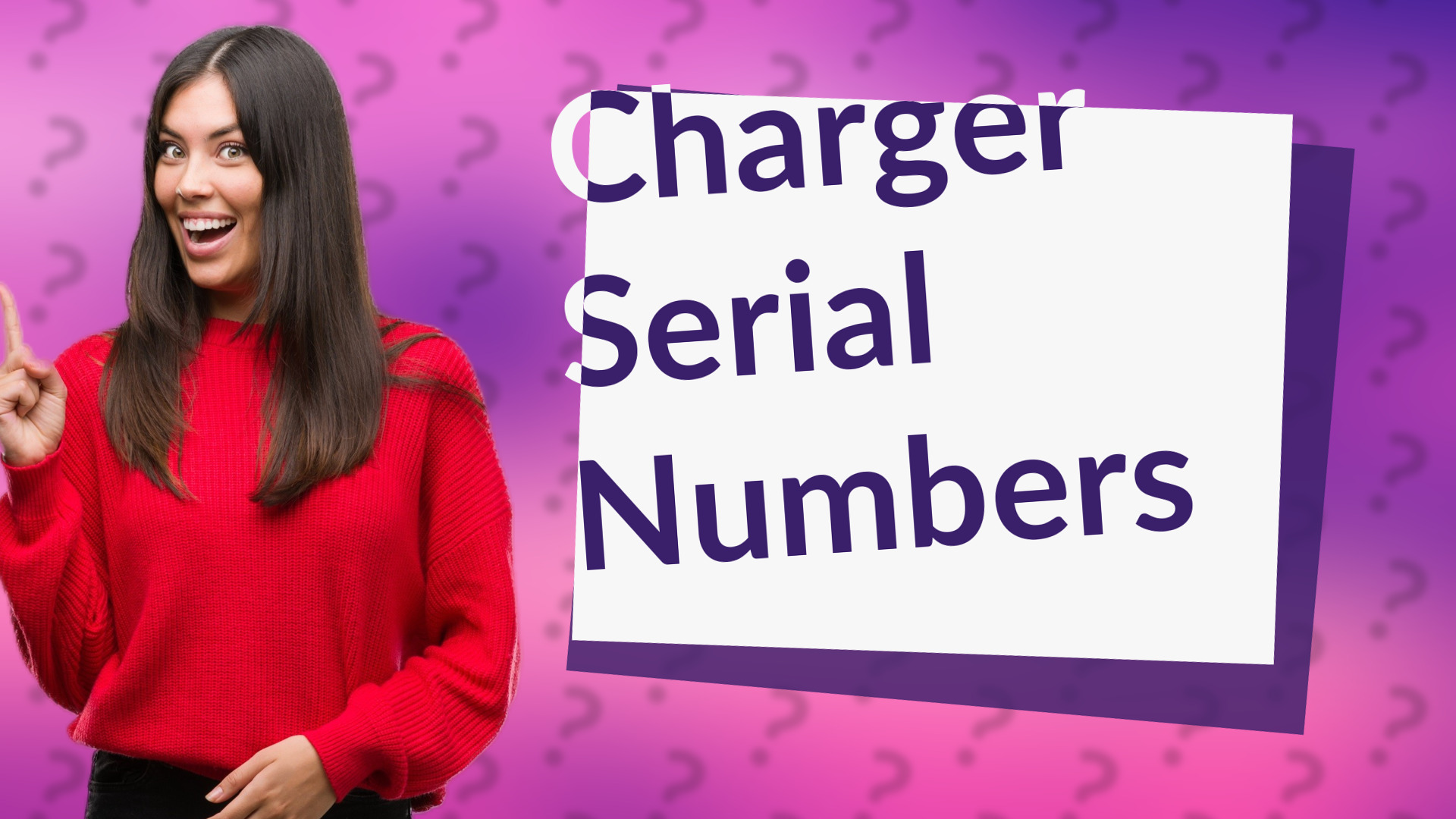 Charger Serial Numbers
