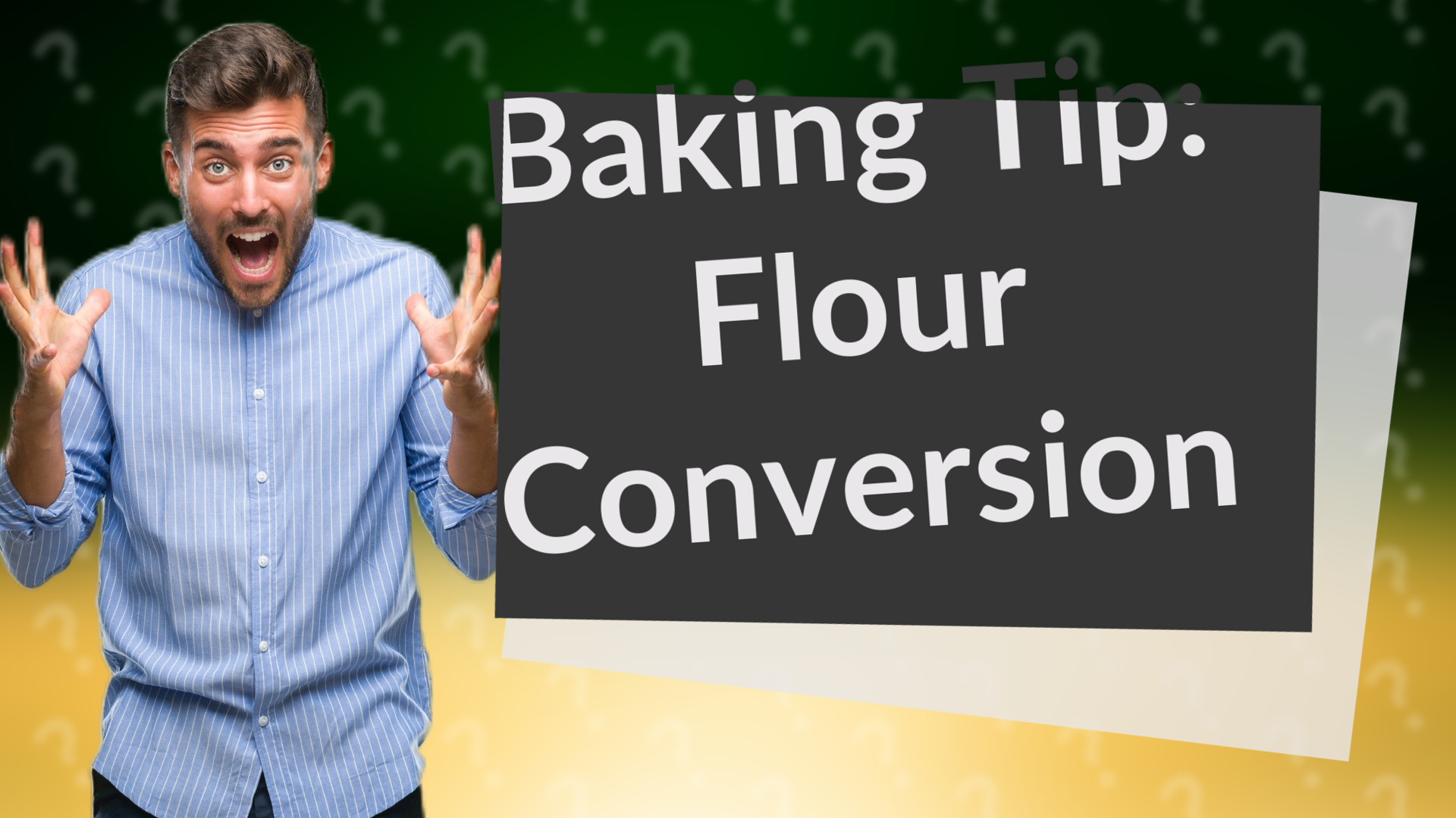 Baking Tip: Flour Conversion
