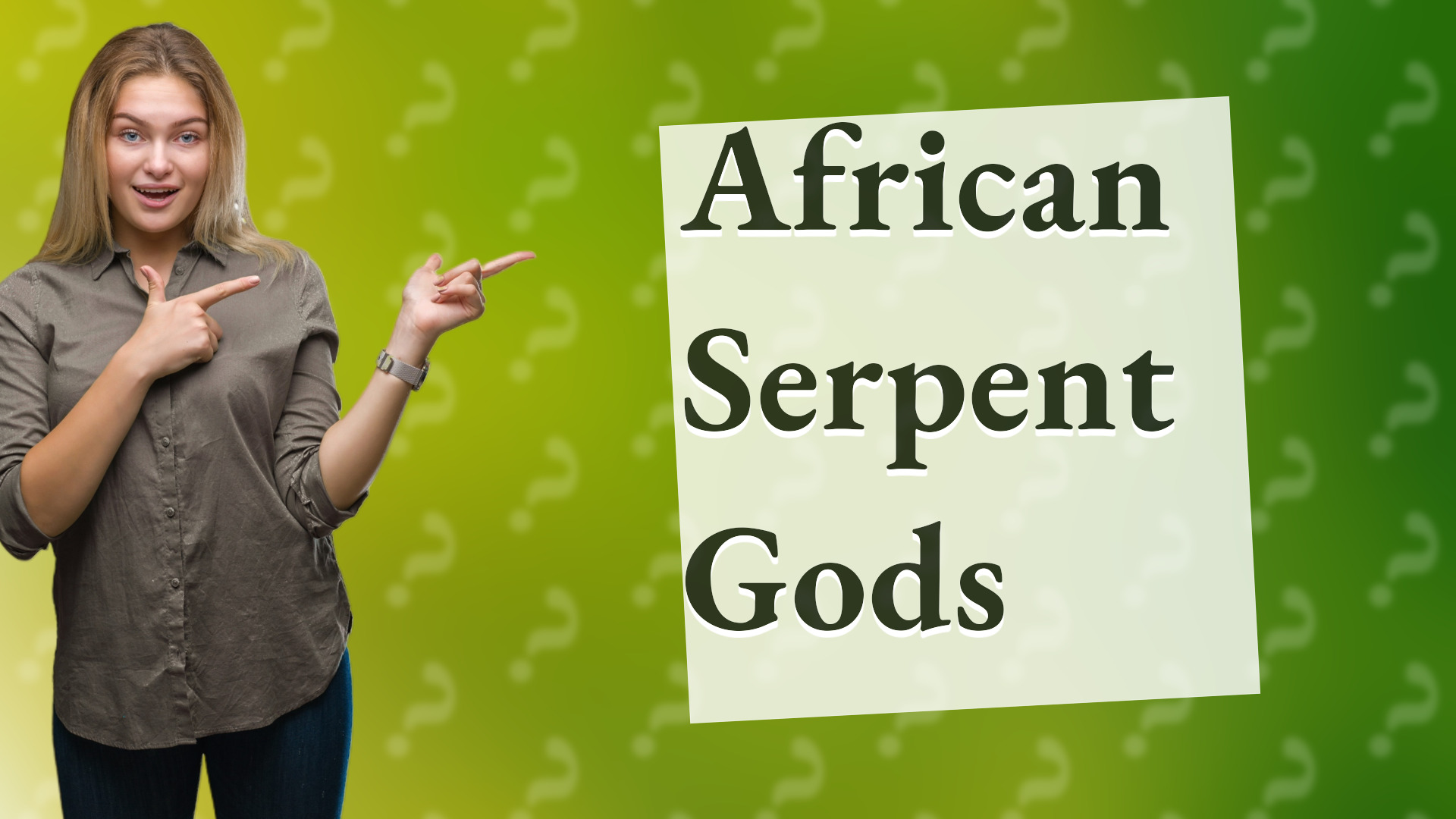 African Serpent Gods