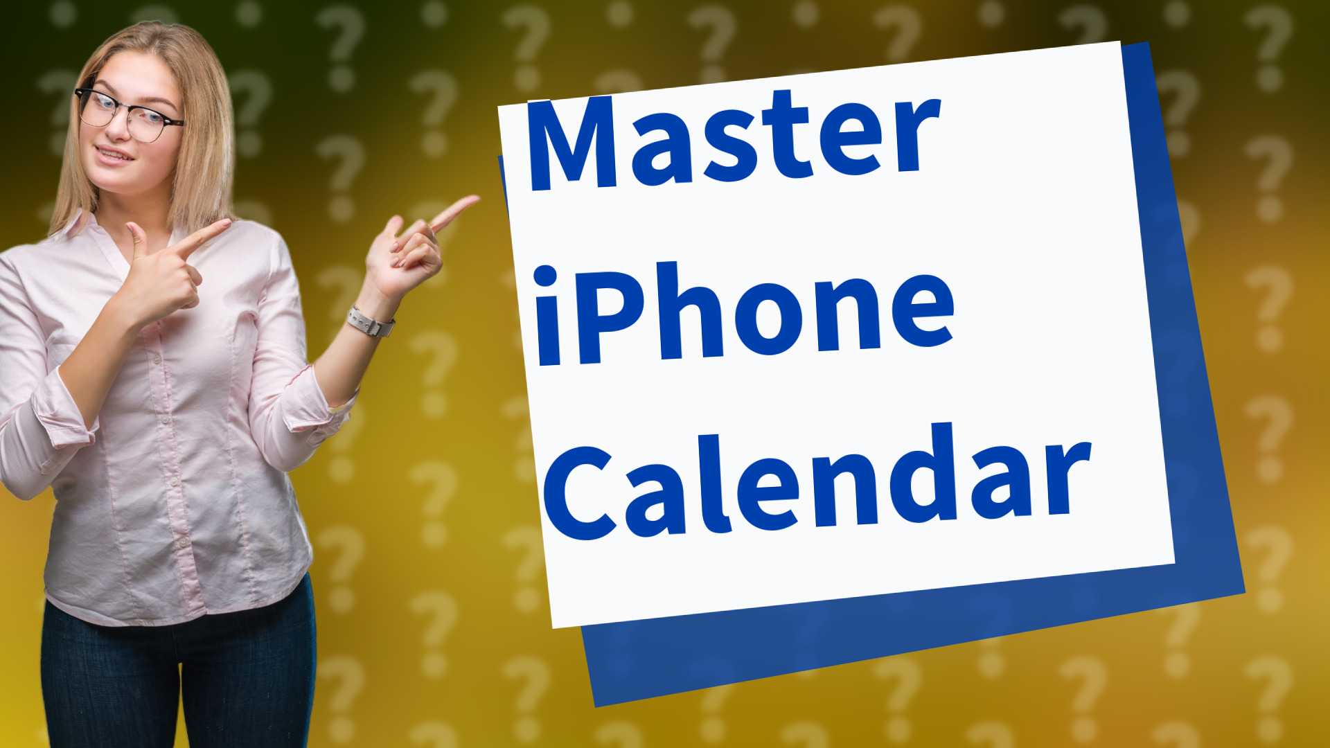 Master iPhone Calendar