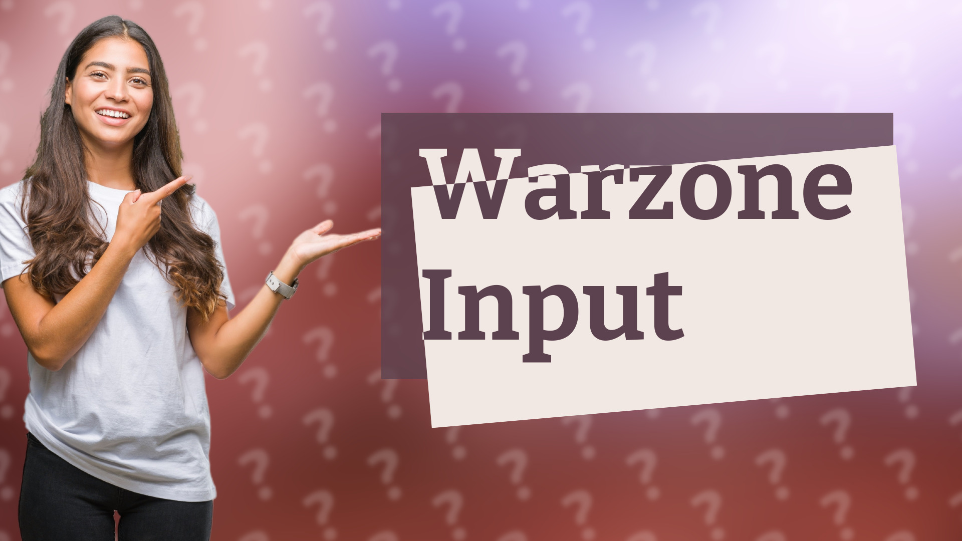 Warzone Input