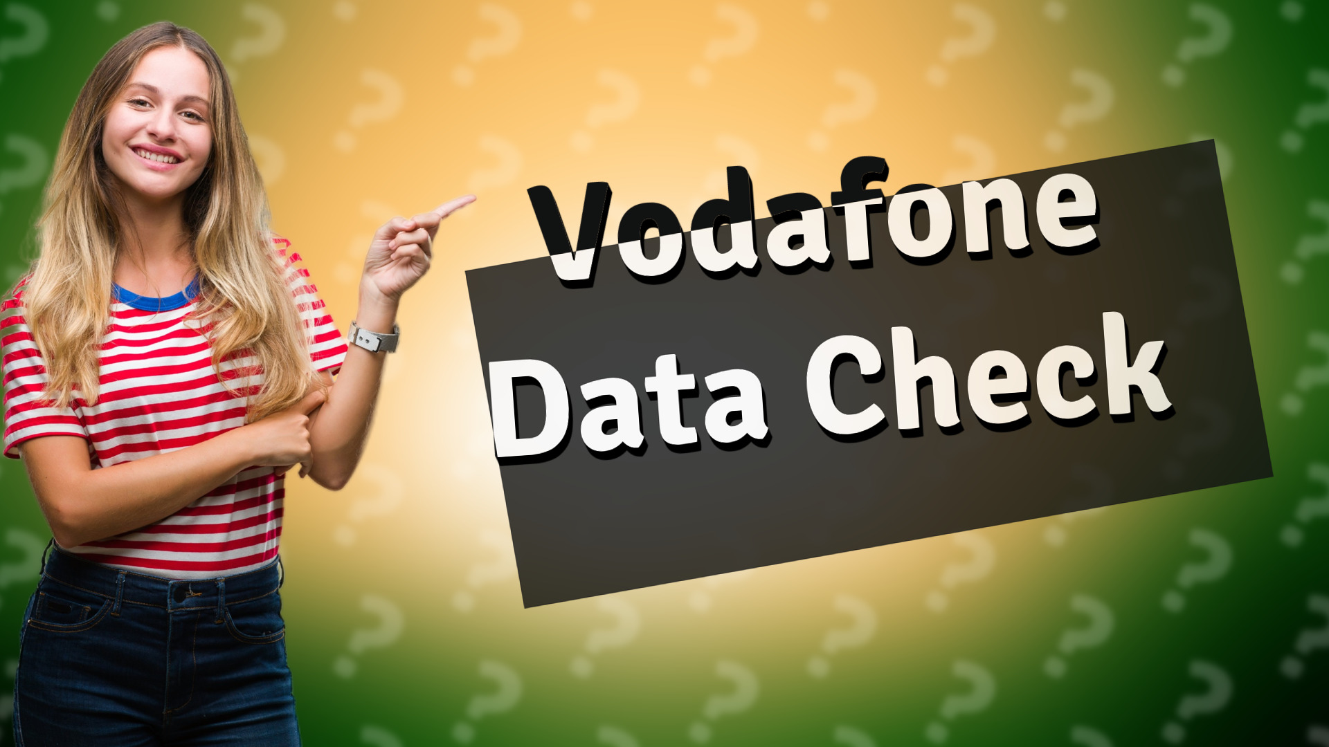 Vodafone Data Check