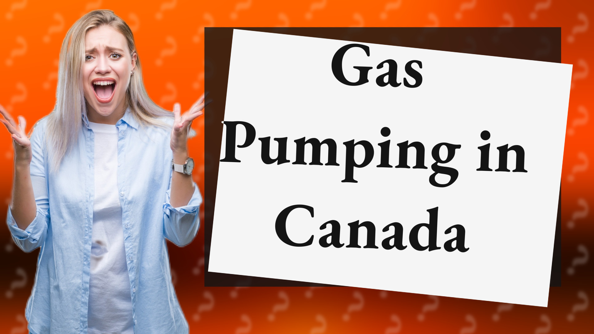 Gas Pumping in Canada