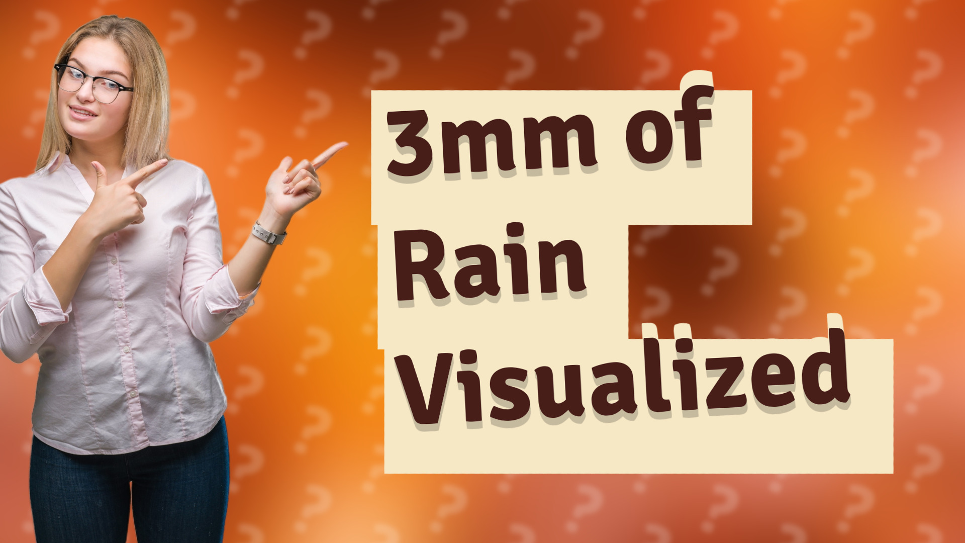 3mm of Rain Visualized