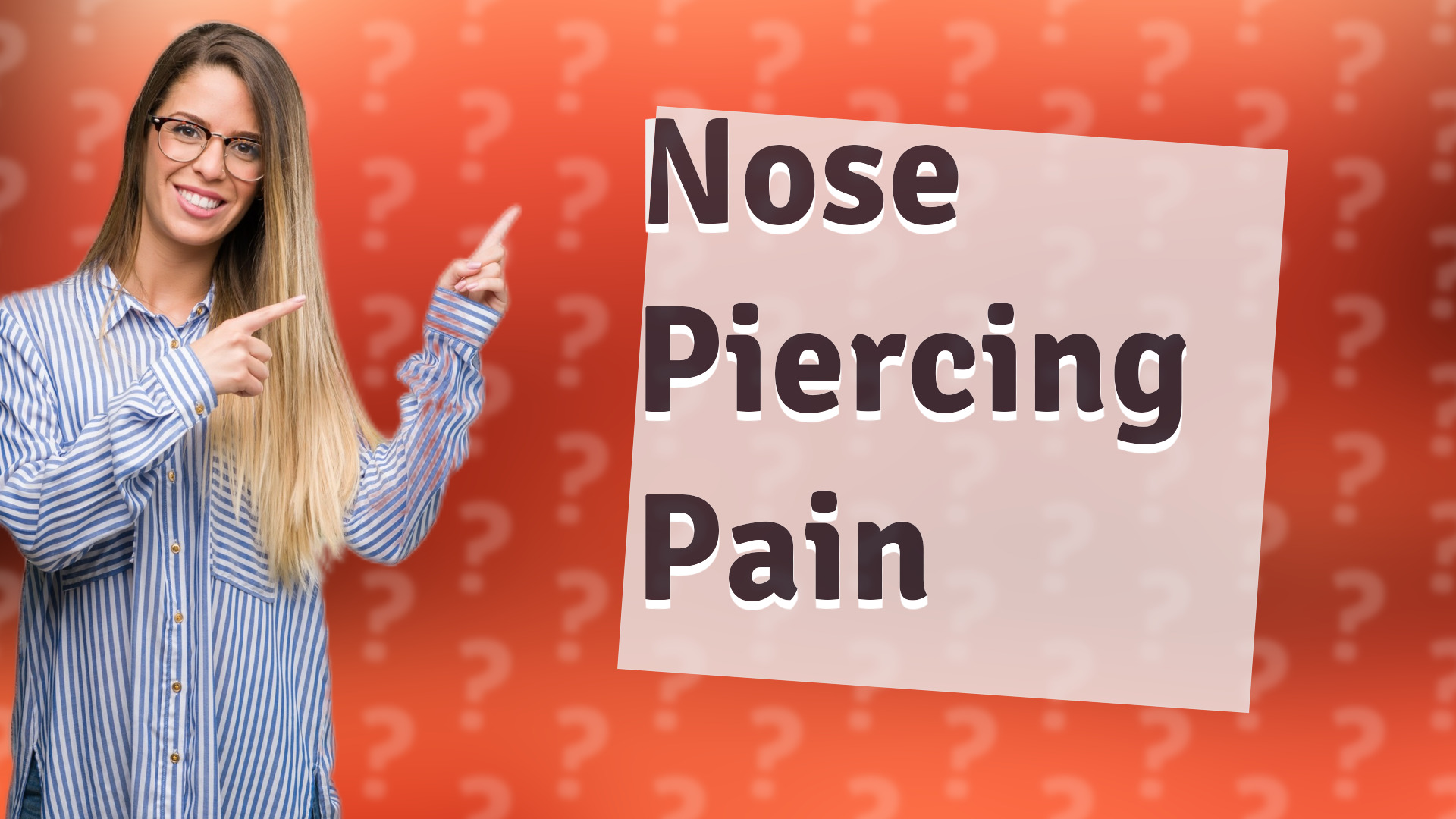 Nose Piercing Pain