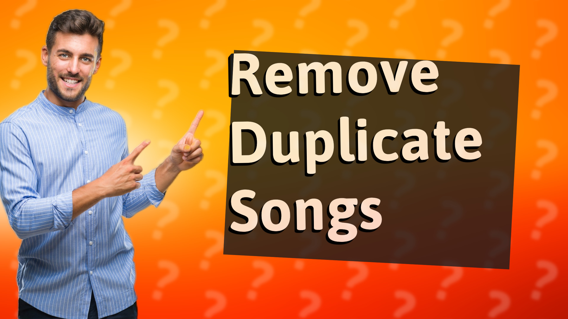 Remove Duplicate Songs