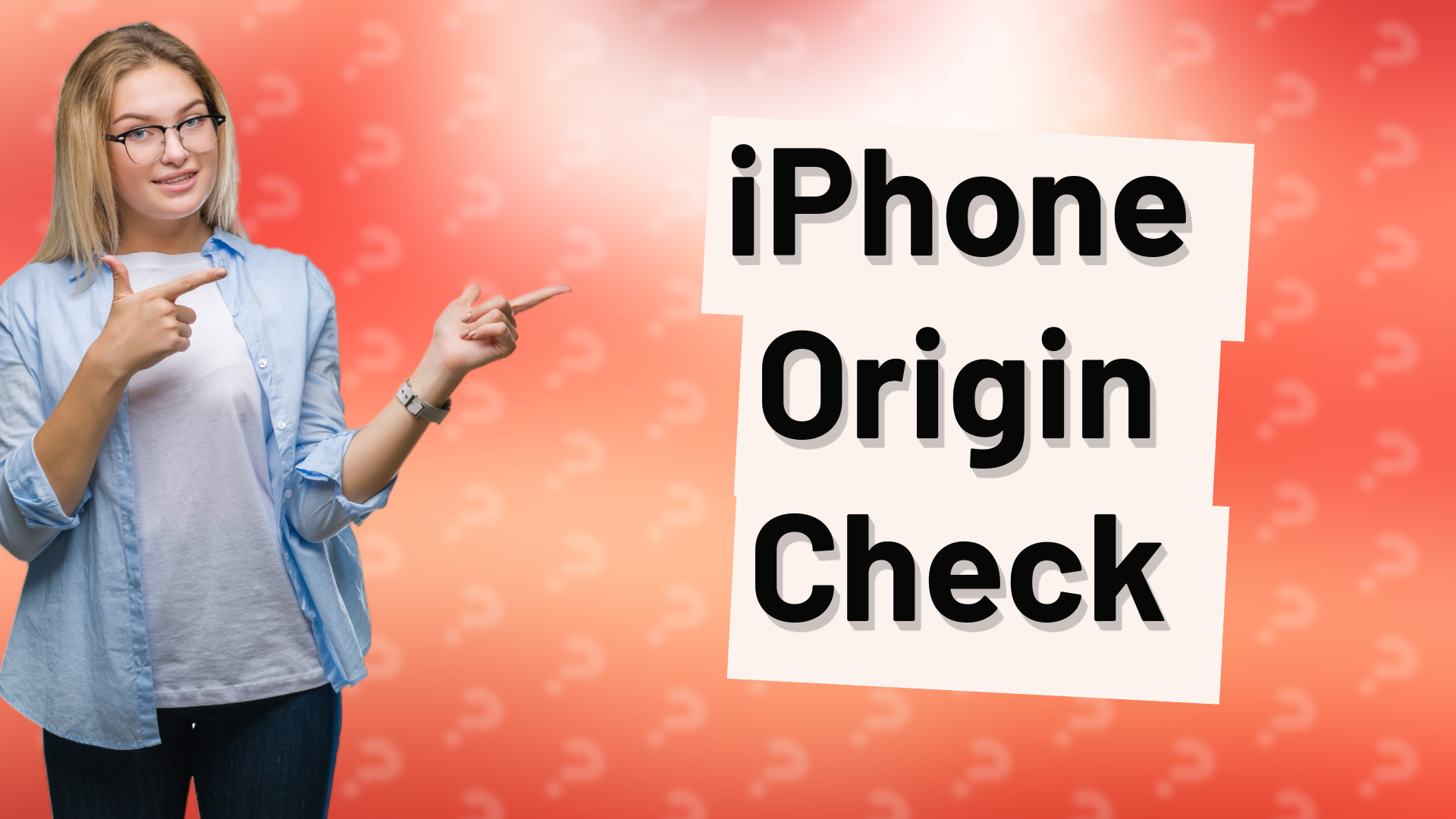 iPhone Origin Check