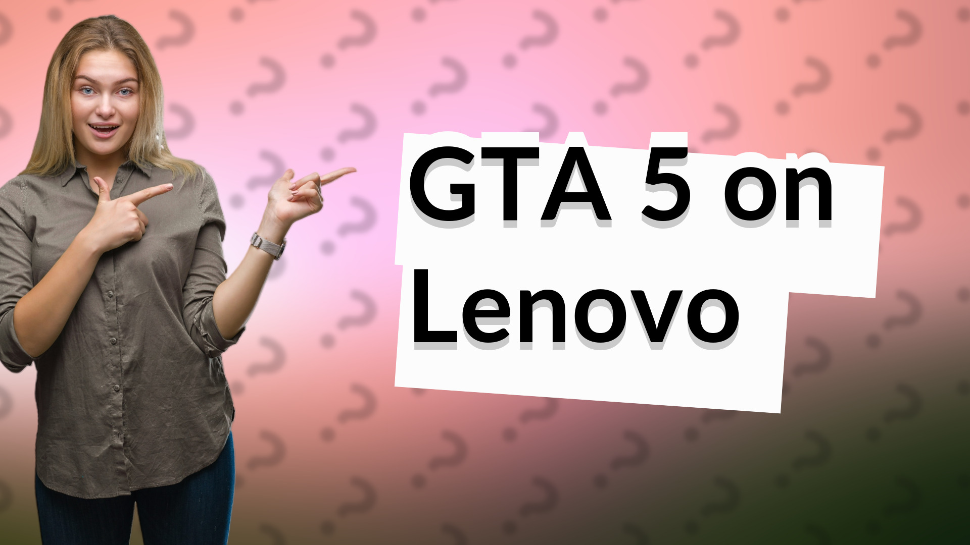 GTA 5 on Lenovo
