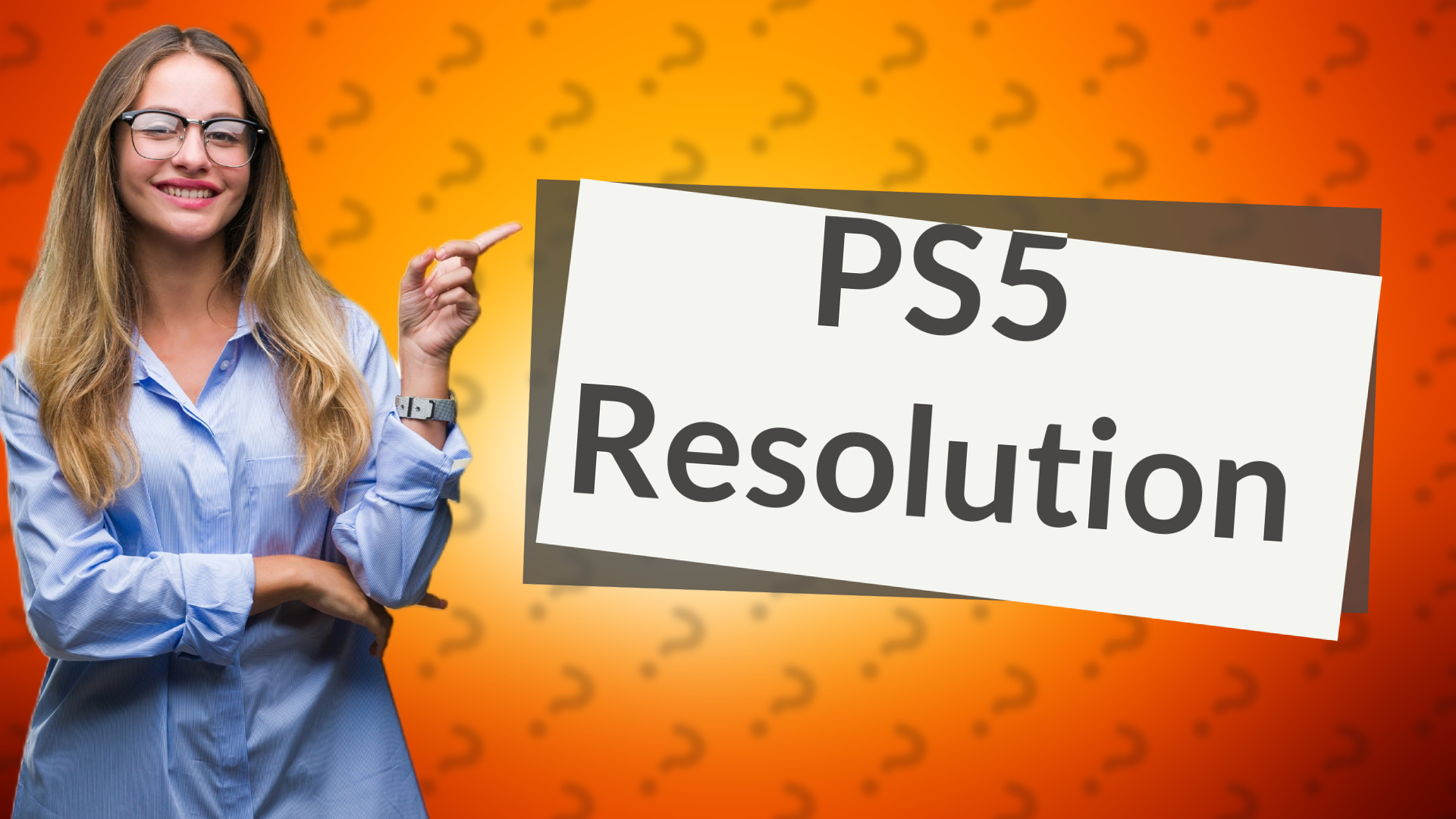 PS5 Resolution