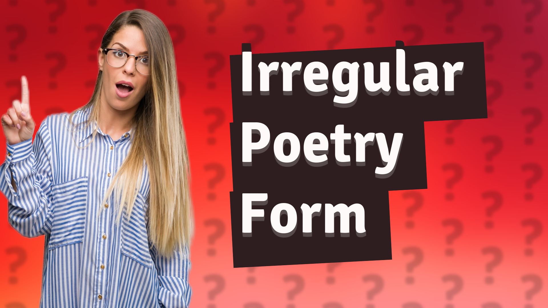 Irregular Poetry Form