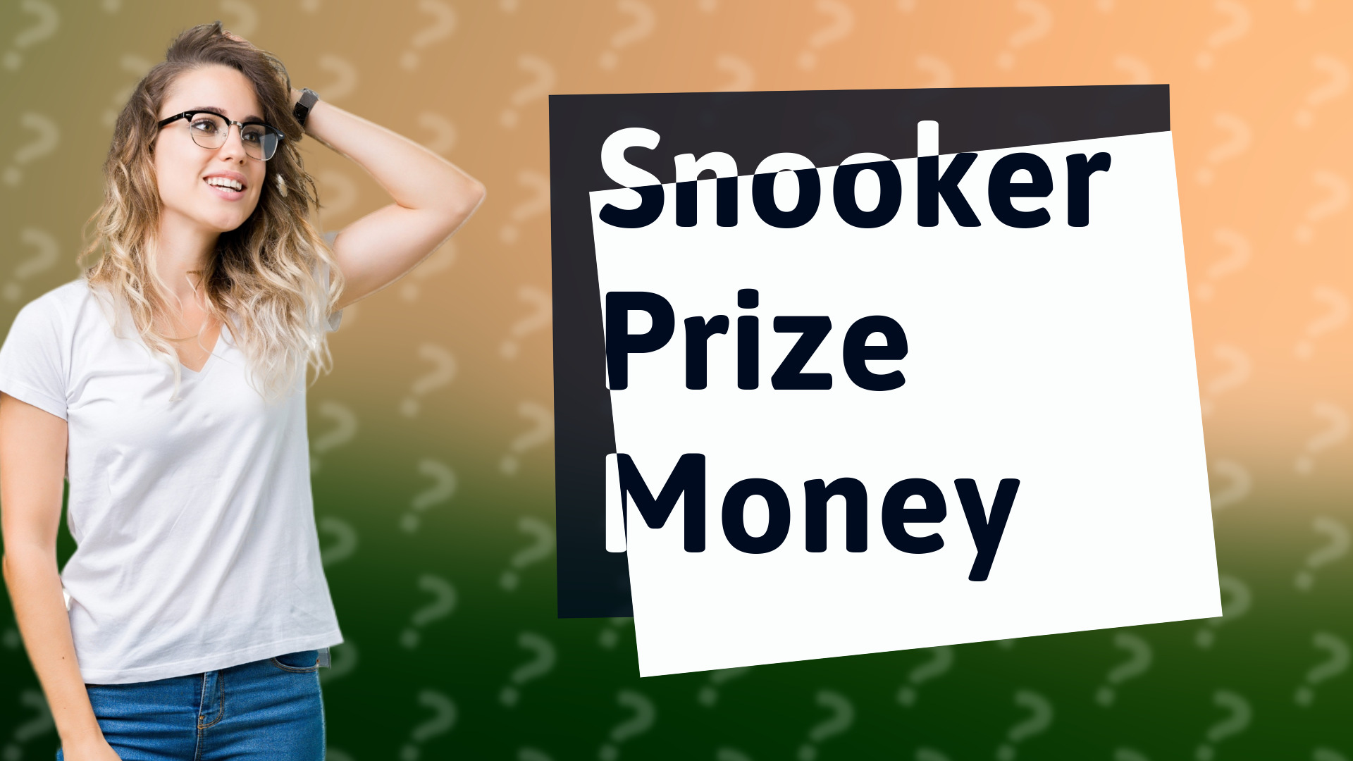 Snooker Prize Money