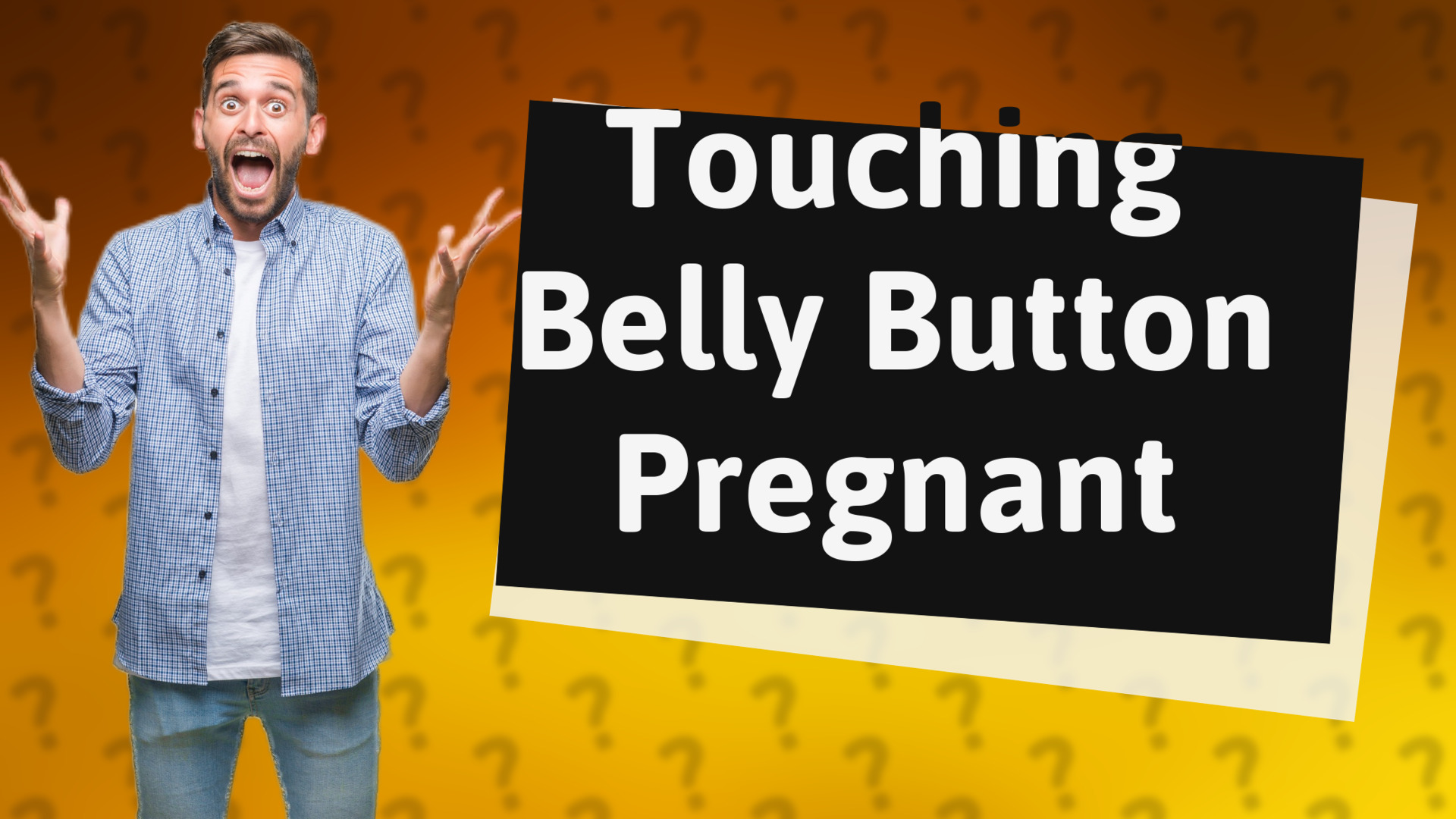 Touching Belly Button Pregnant