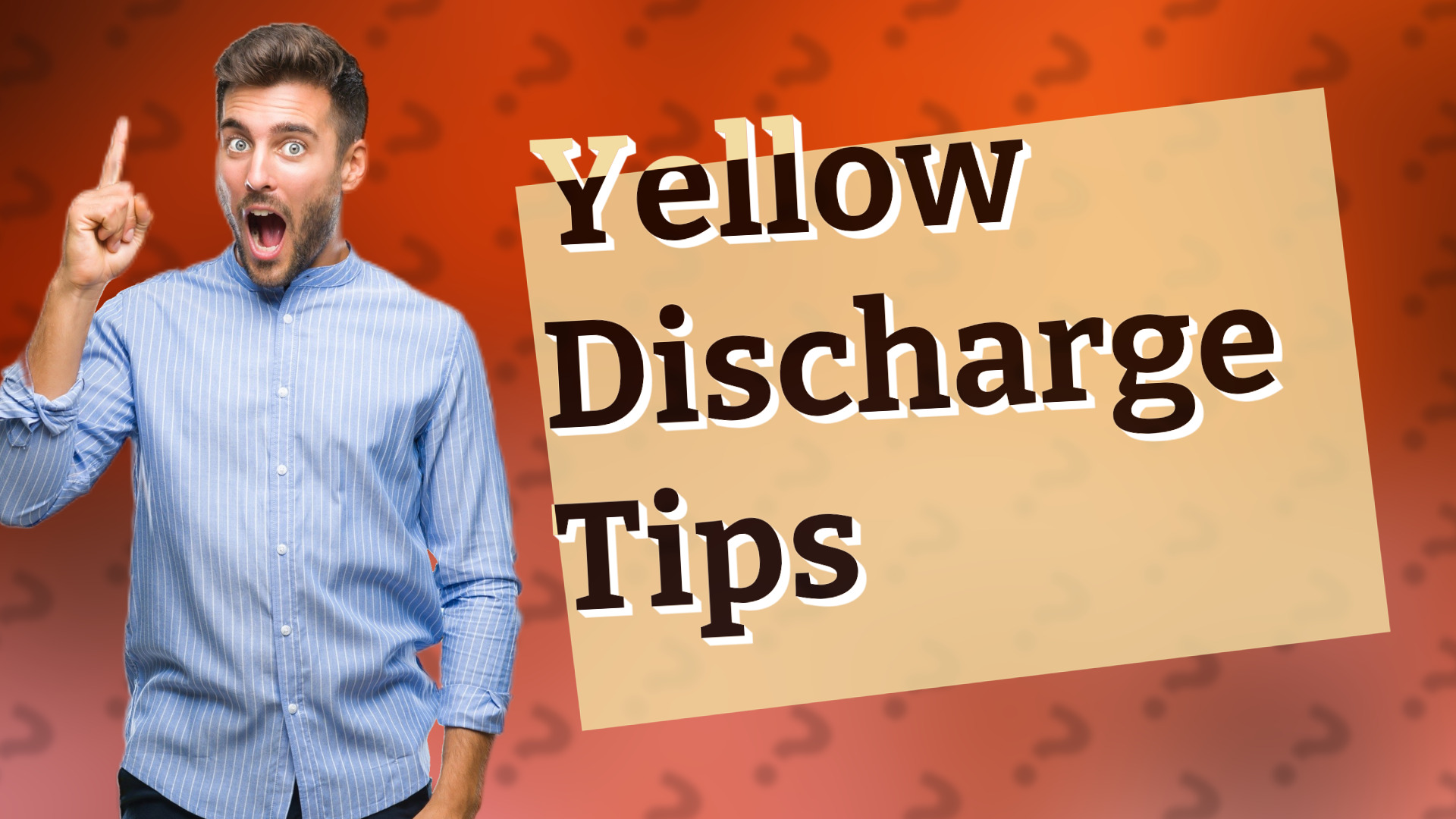 Yellow Discharge Tips