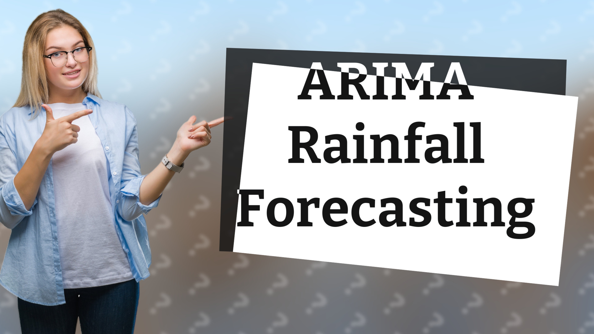 ARIMA Rainfall Forecasting