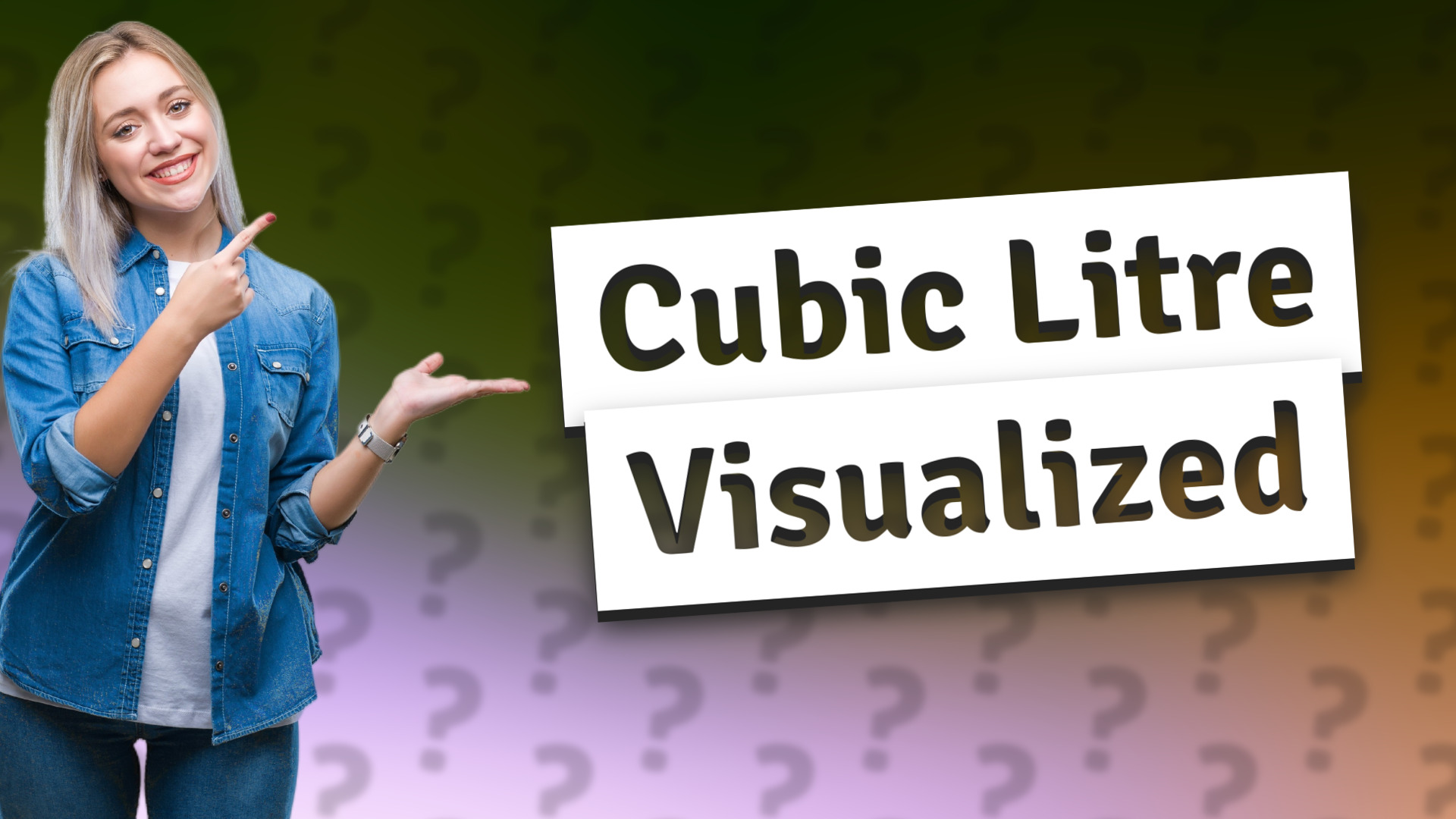 Cubic Litre Visualized