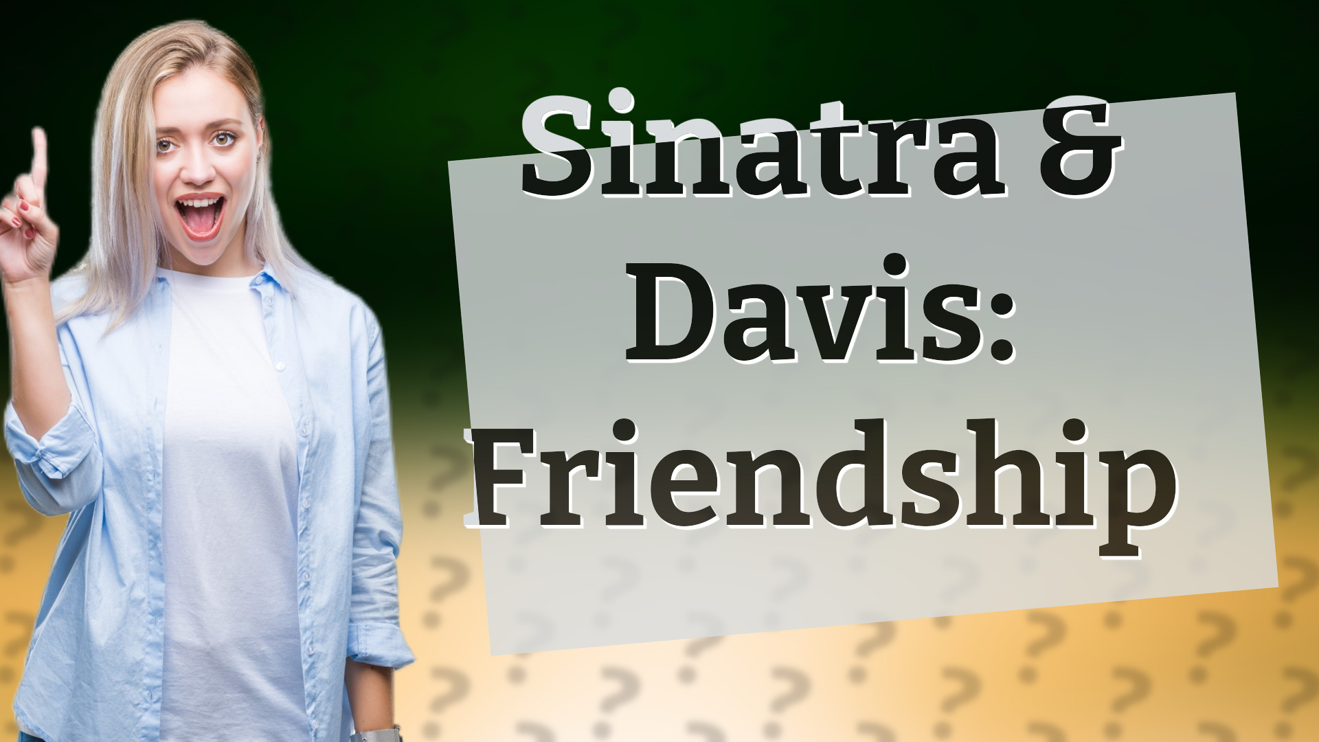 Sinatra & Davis: Friendship