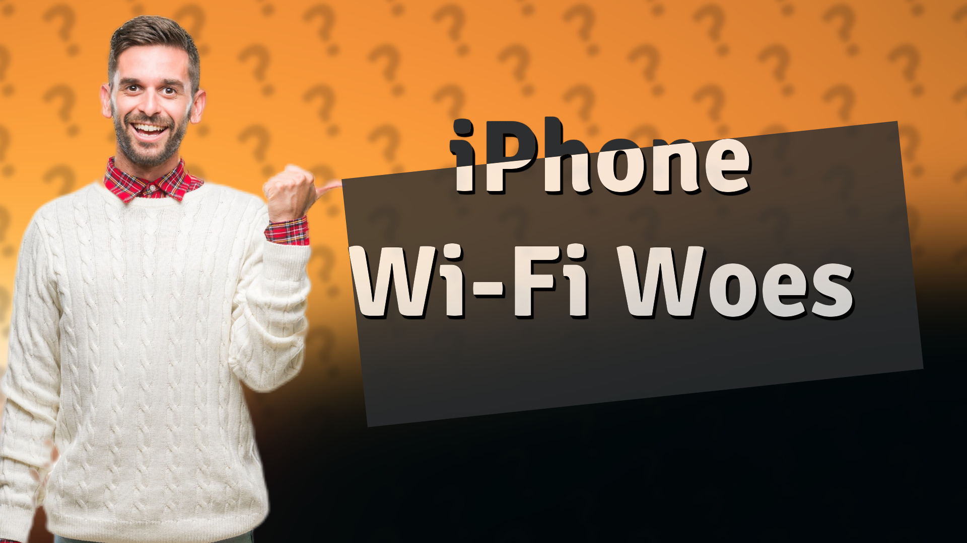 iPhone Wi-Fi Woes