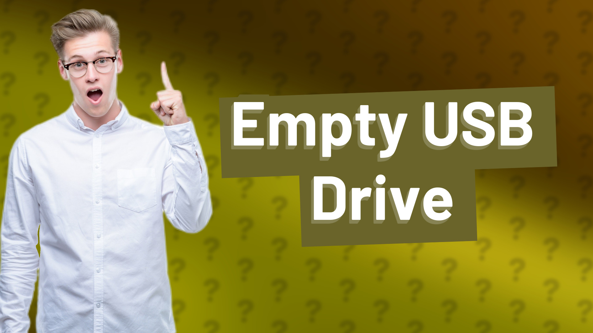 Empty USB Drive