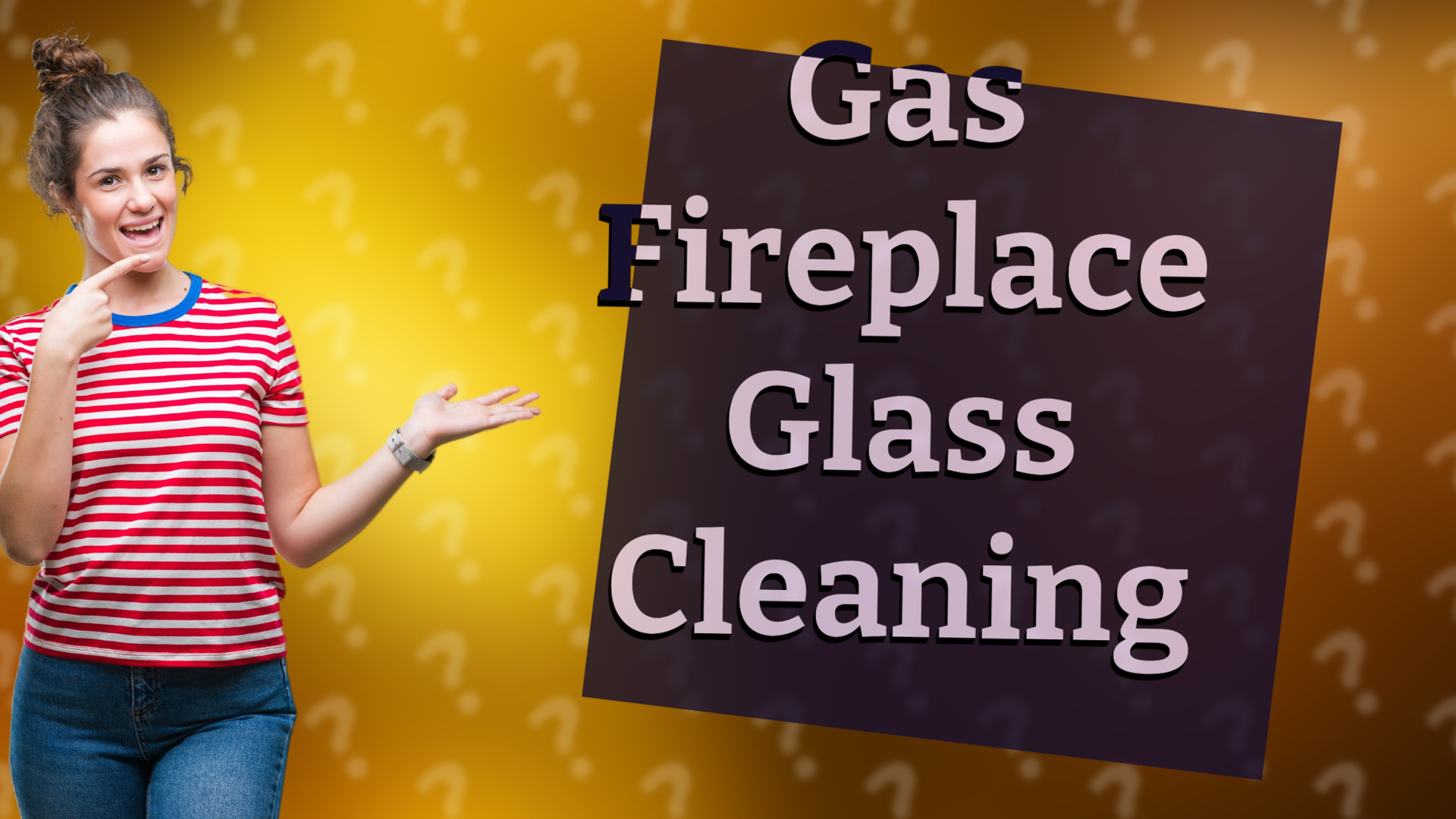 Gas Fireplace Glass Cleaning