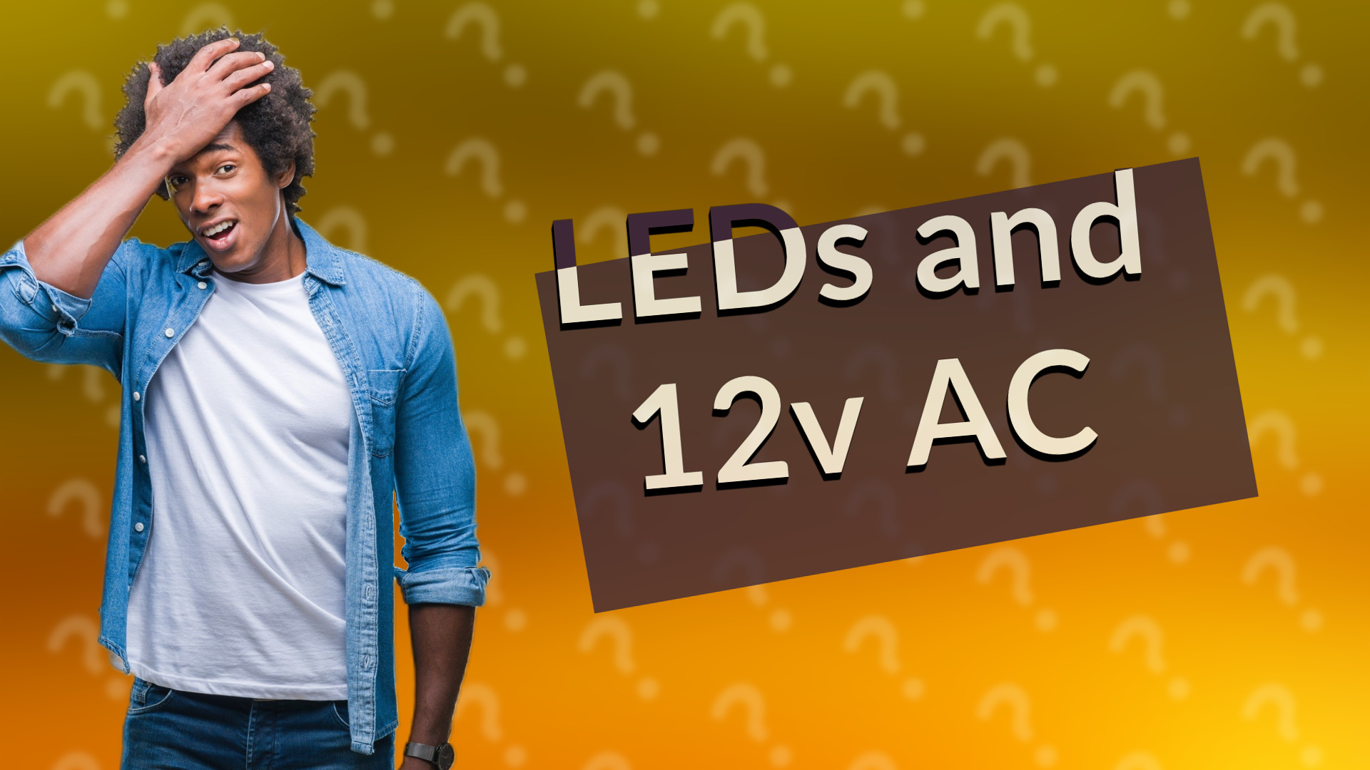 LEDs and 12v AC