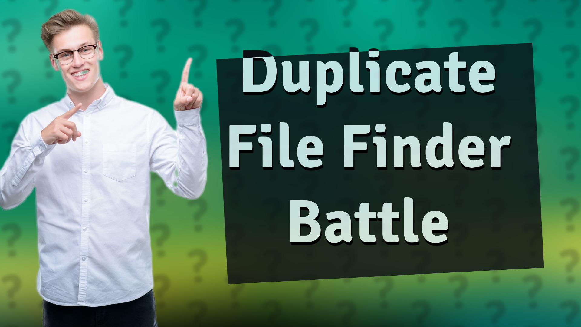 Duplicate File Finder Battle