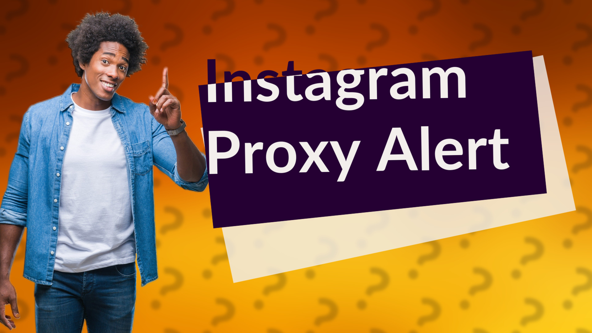 Instagram Proxy Alert