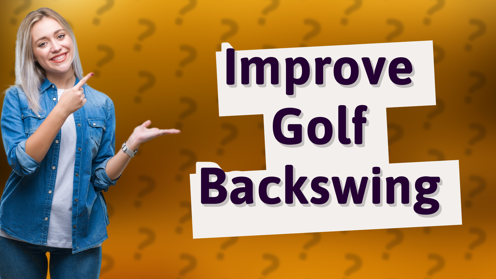 Improve Golf Backswing
