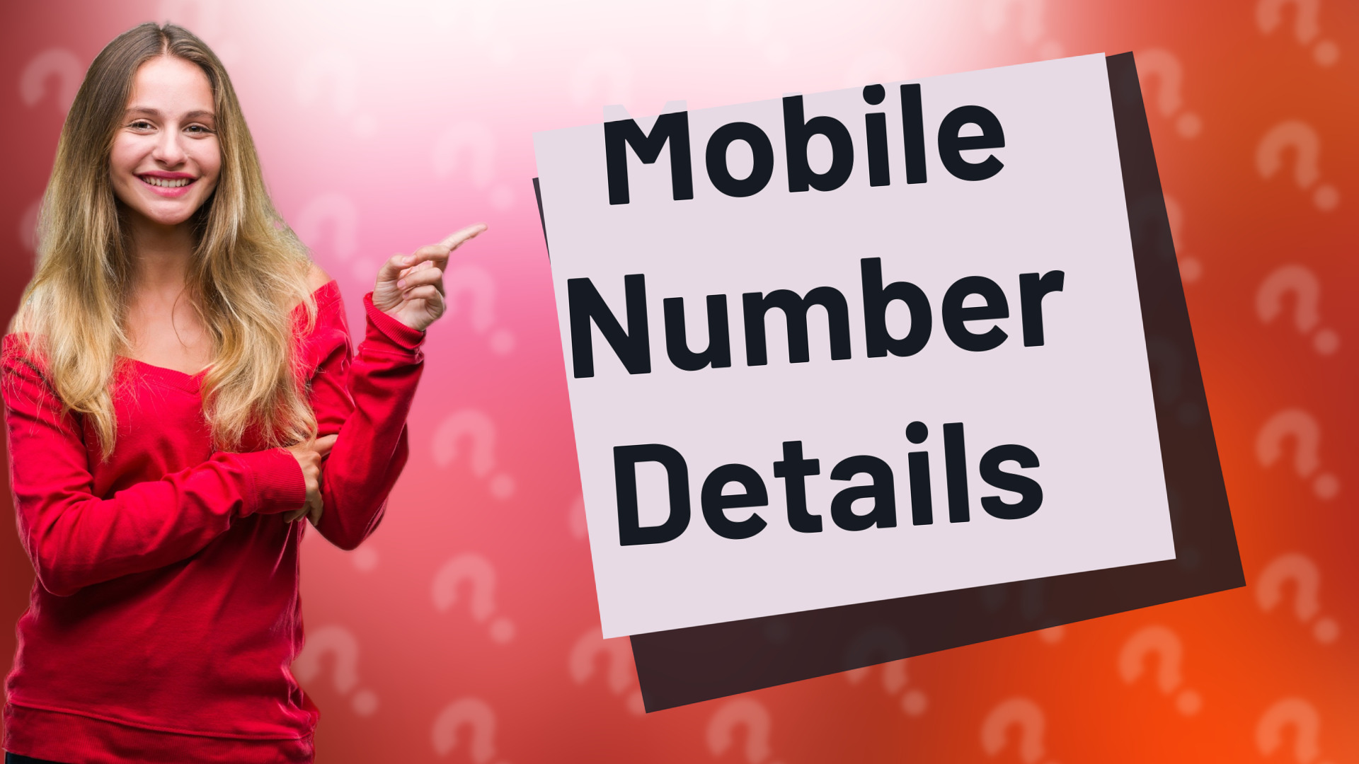 Mobile Number Details