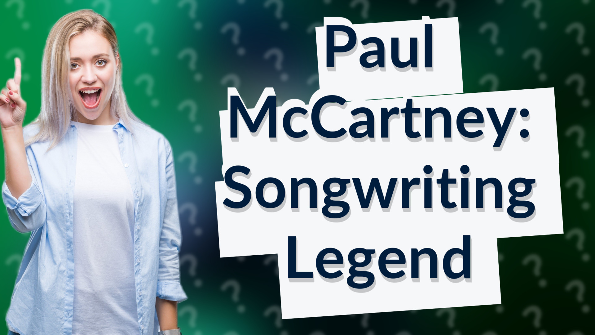 Paul McCartney: Songwriting Legend